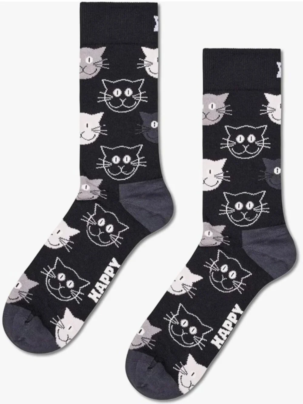 Happy Socks Cat Socks 5 pack size S/M